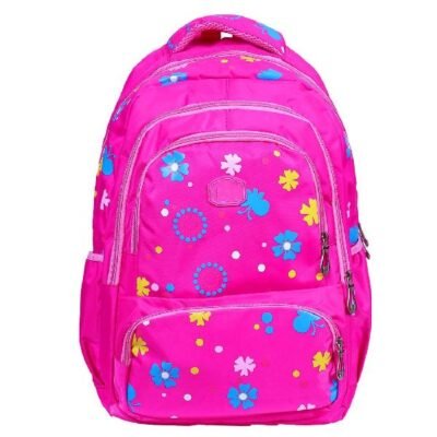 School Bag for Girls Pink Coloured